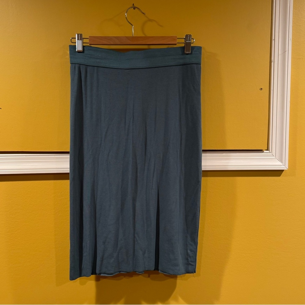 Sweet Romeo Ribbed Skirt turquoise / aqua M light